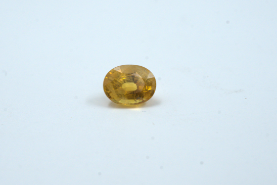5.10 Carat Certified Yellow Sapphire with Certificate