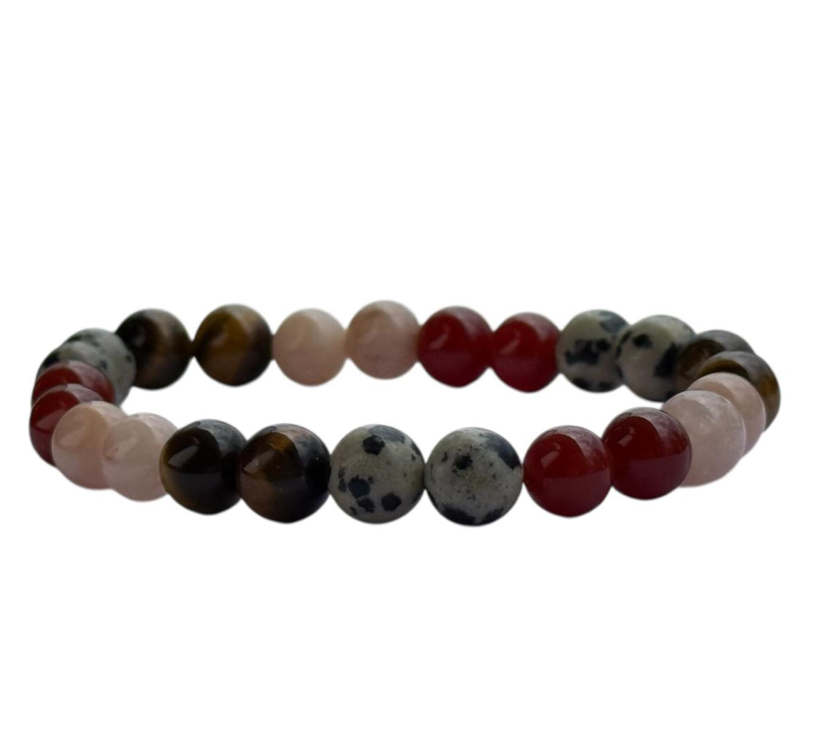 Confidence ( tiger eye + sunstone + carnelian + dalmantion jasper)