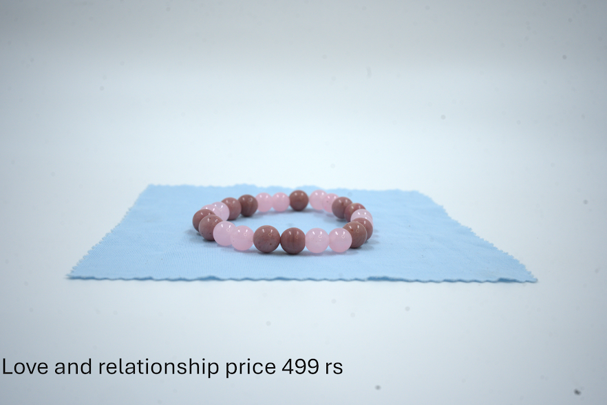 Love & Relationship Bracelet – Rose Quartz & Rhodochrosite