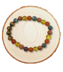 Leo Zodiac Bracelet – Tiger Eye, Ruby Zoisite, Citrine & More