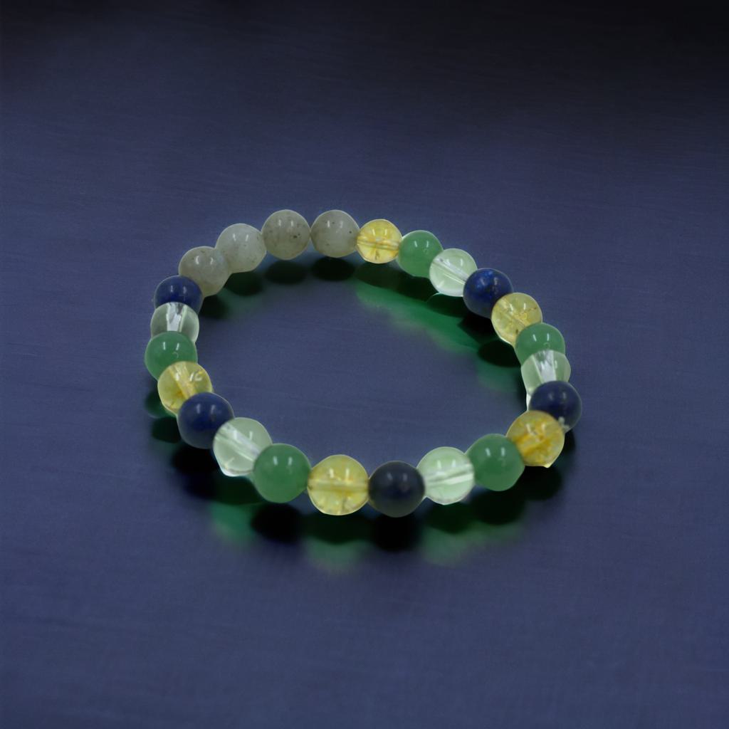 Libra Zodiac Bracelet – Lapis Lazuli, Labradorite & Citrine