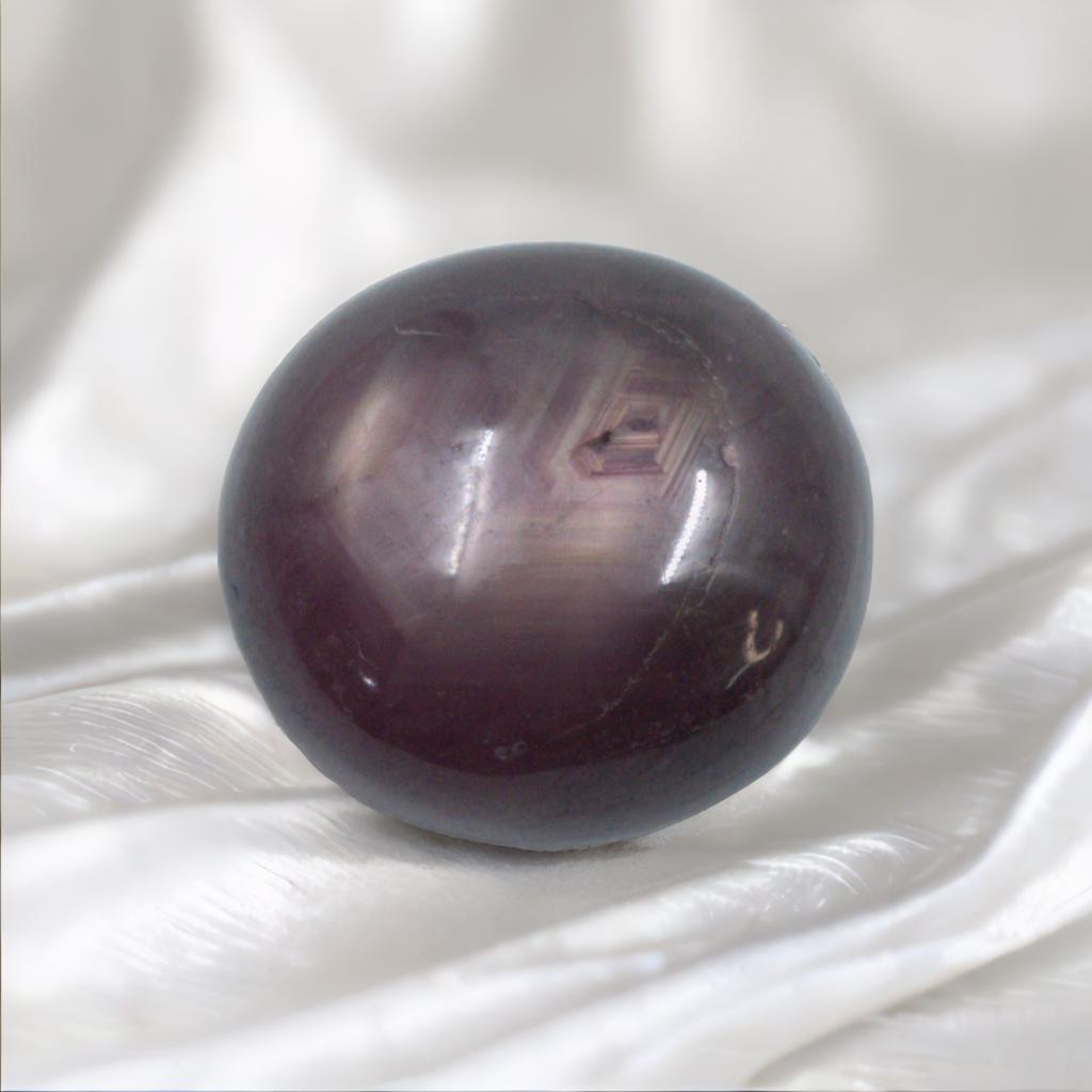 Natural 19.13-Carat Star Ruby with Certificate – Premium Cabochon Gem