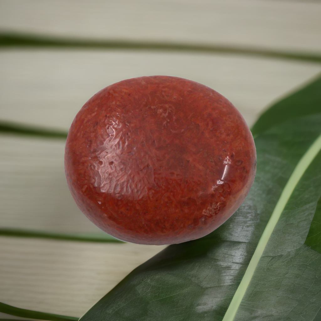 Natural Red Coral – 9.26 Carat with Certificate | Premium Italian Moonga Gemstone