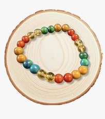 Creativity Bracelet (Carnelian + Picture Jasper + Chrysocolla + Citrine)