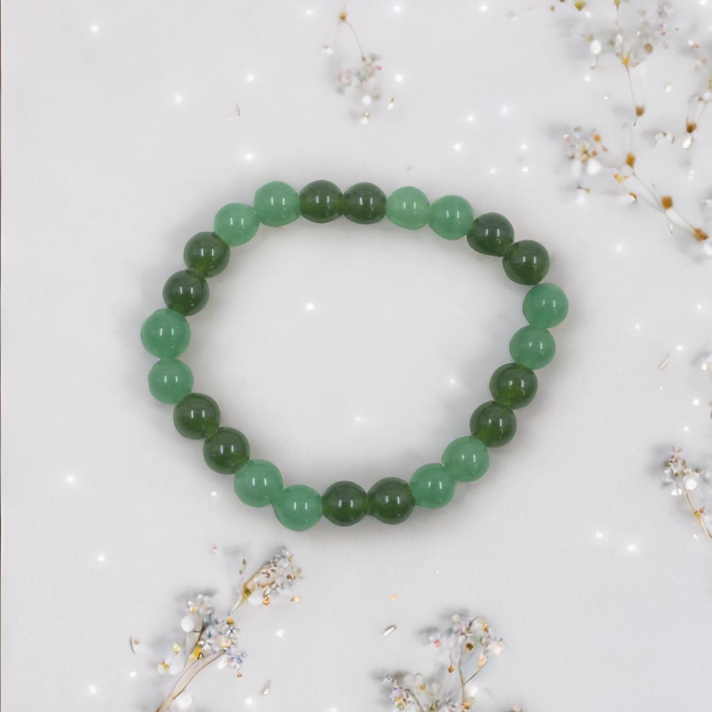 Wisdom Bracelet – Peridot & Green Aventurine for Clarity & Growth