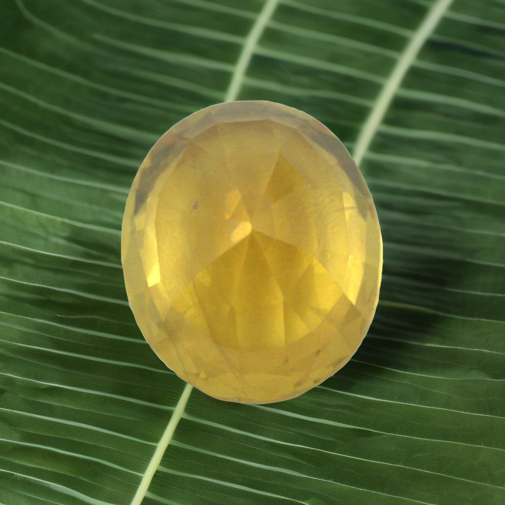 4.44 Carat Certified Yellow Sapphire | ₹26,640 with Certificate