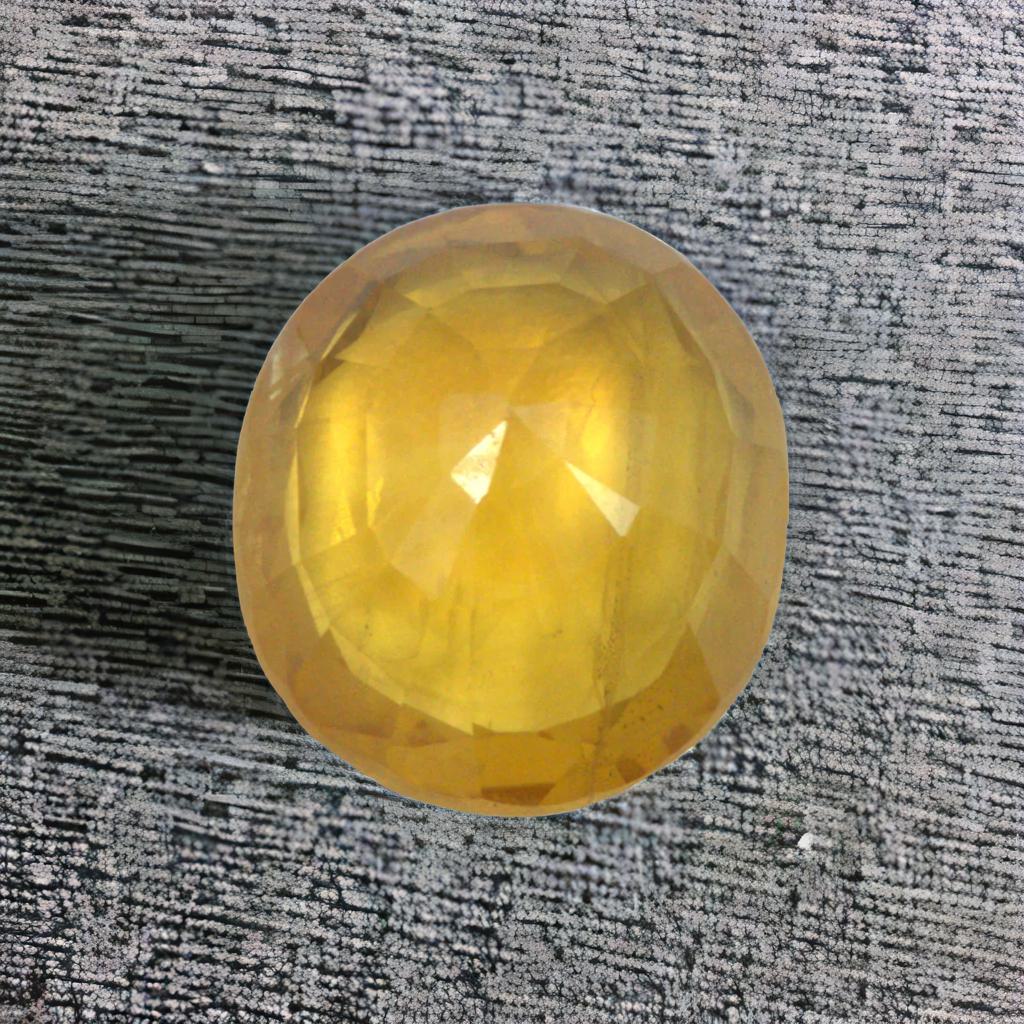 Yellow Sapphire 4.53 Carat | Certified Natural Pukhraj Stone