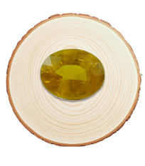 Natural Yellow Sapphire 4.10 Carat | Certified Golden Pukhraj Stone